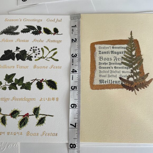 UNICEF Lot of Assorted Holiday Greeting Cards 11 Cards + 12 Env 8” x 5.5” NEW - Picture 15 of 16